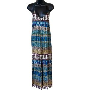 Urban Outfitters Staring at Stars Boho Mixed Pattern Wide Leg Jumper